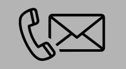 Telefonhörer und Briefumschlag als Symbol für die Kontaktaufnahme zur Finanzierungsanfrage.